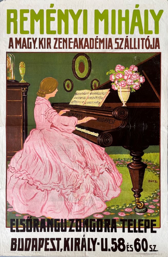 Rátz Péter - Reményi Mihály zongoratelepe 1910k